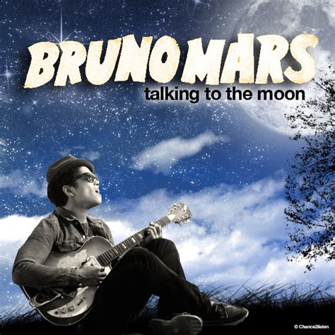 bruno mars talking to the moon.